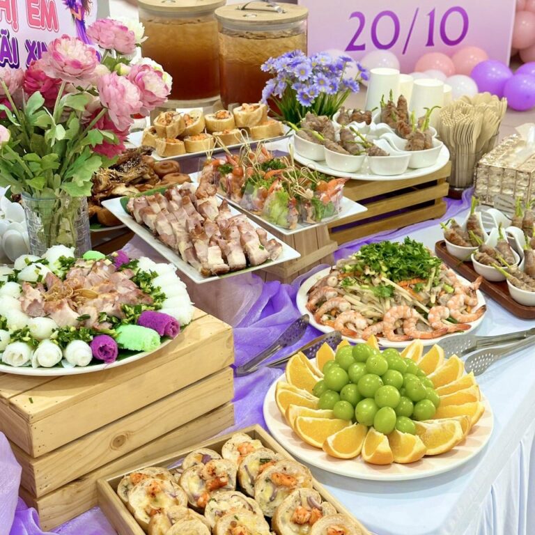 Tổ chức tiệc buffet: Hướng dẫn chi tiết từ A đến Z