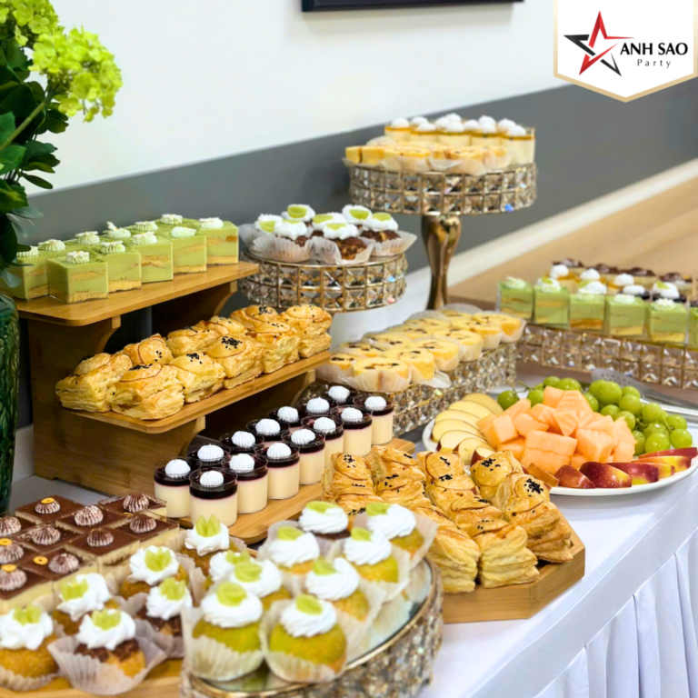 Setup Tiệc Teabreak Phục Vụ Khách Mời Hội Nghị, Hội Thảo