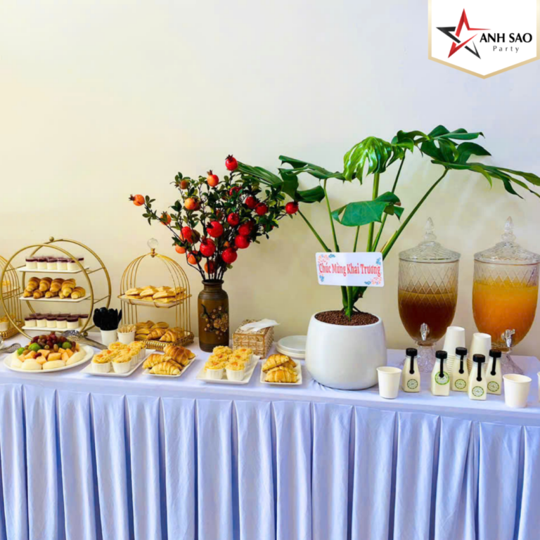 Cách tổ chức tiệc teabreak thành công hiệu quả – Menu và báo giá