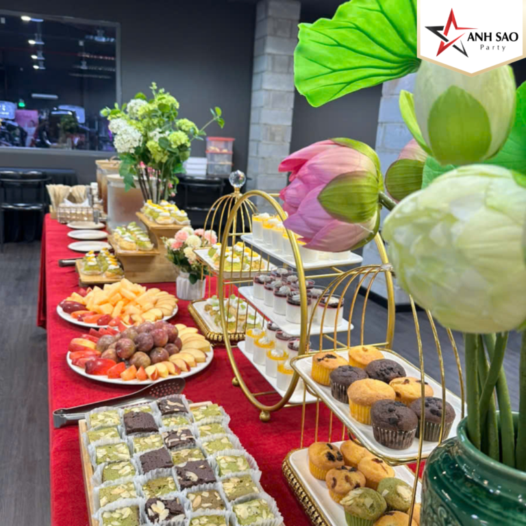 Dịch vụ đặt tiệc teabreak đám cưới trọn gói sang trọng, tối ưu chi phí